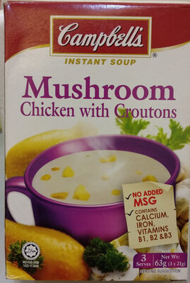 Campbells Mushroom Chicken With Croutons 3pack