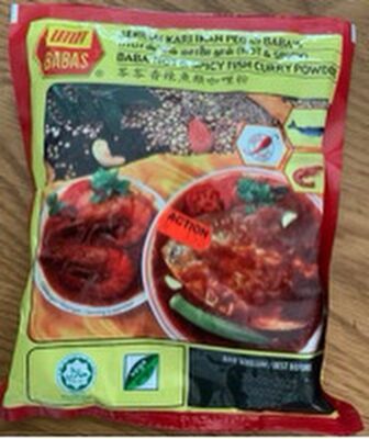 Baba'Hot Spicy Fish Curry Powder 250g