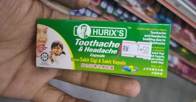 Hurix's Toothache & Headache 6pcs