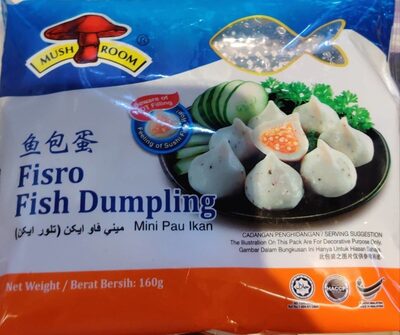 Mushroom Brand Fisro Fish Dumpling 160g