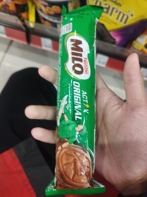 Nestle Milo Active original biskut sandwic with krim coklat 104g