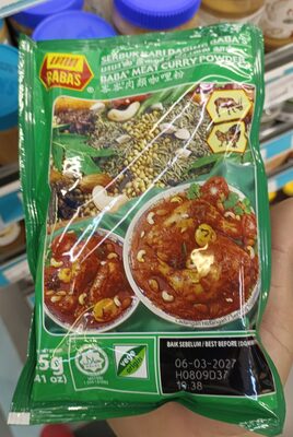 Babas Serbuk Kari Daging 125g