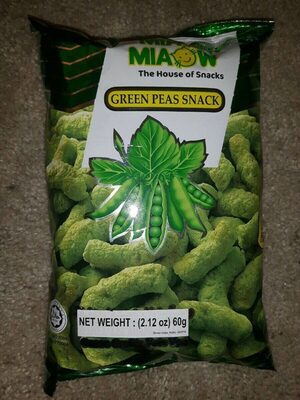 Miaow Miaow Green Peas Snack 50g
