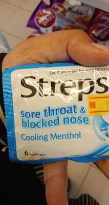 Strepsils cooling menthols 6 lozenges
