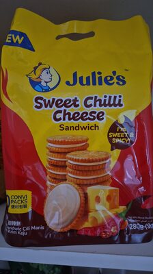 julie's sweet chilli cheese sandwich 280g