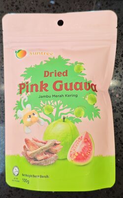 suntree dried pink guava 100g