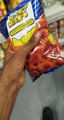 Miaow Miaow Cheese flavoured rings 50gm