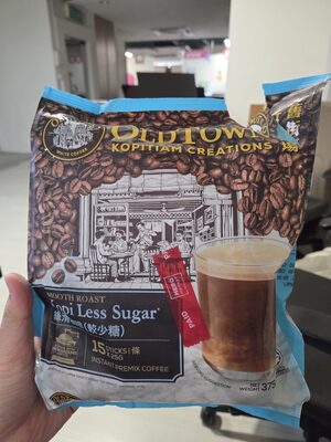 Old Town Smooth Roast Kopi Less Sugar 15sticks x 25g