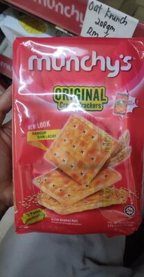 munchys original cream crackers 375g