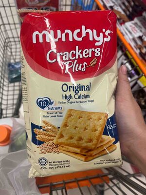 munchys crackers original high calcium 300g