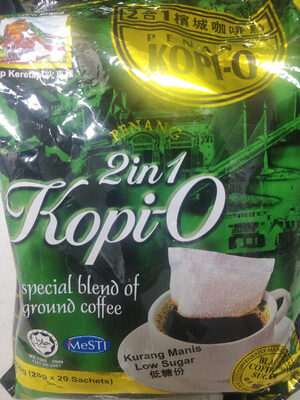 penang kopi o 2 dalam 1 25gx18
