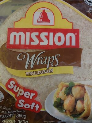 mission wraps wholegrain 360g