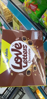 julie love letters chocolate 100g
