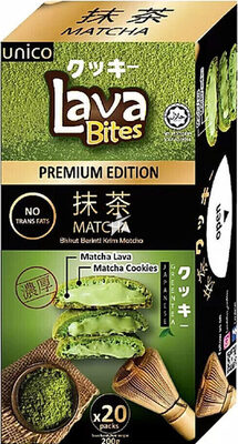 unico lava bites matcha 200g