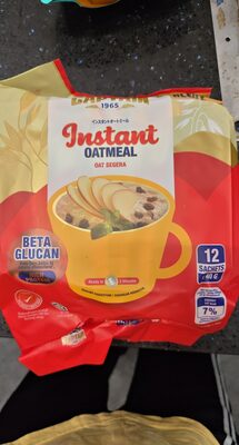 captian instant oatmeal 12 sachets x 40g