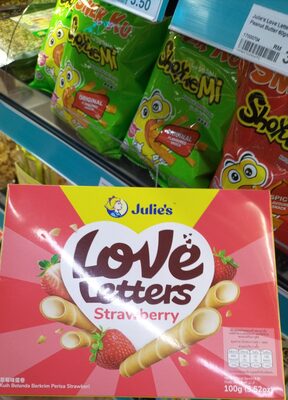 julie love letters strawberry 100g