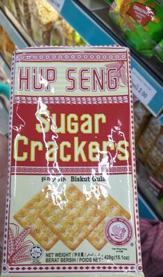 hup seng sugar crackers 428g
