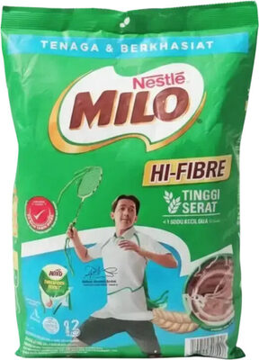 nestle milo hi fibre 12 sachet