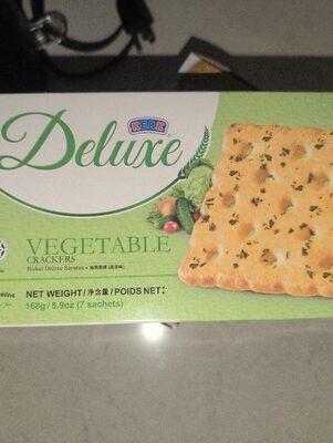 deluxe vegerable crackers 168g