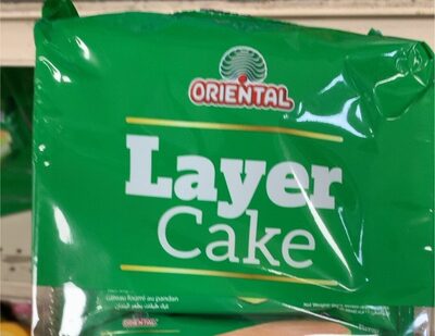 oriental layer cake pandan flavour 128g