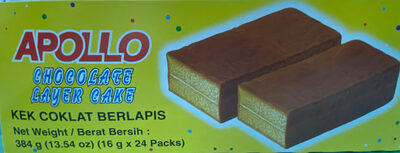 apolo chocolate layer cake 384g