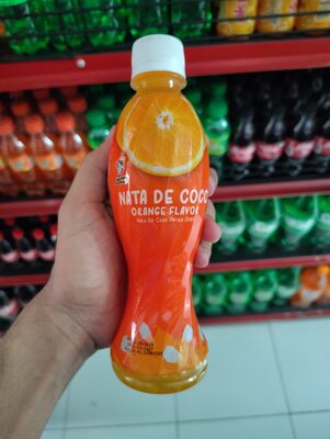 nata de coco orange flavor 350ml