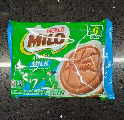 nestle milo biskut sandwic dengan krim susu 6pack